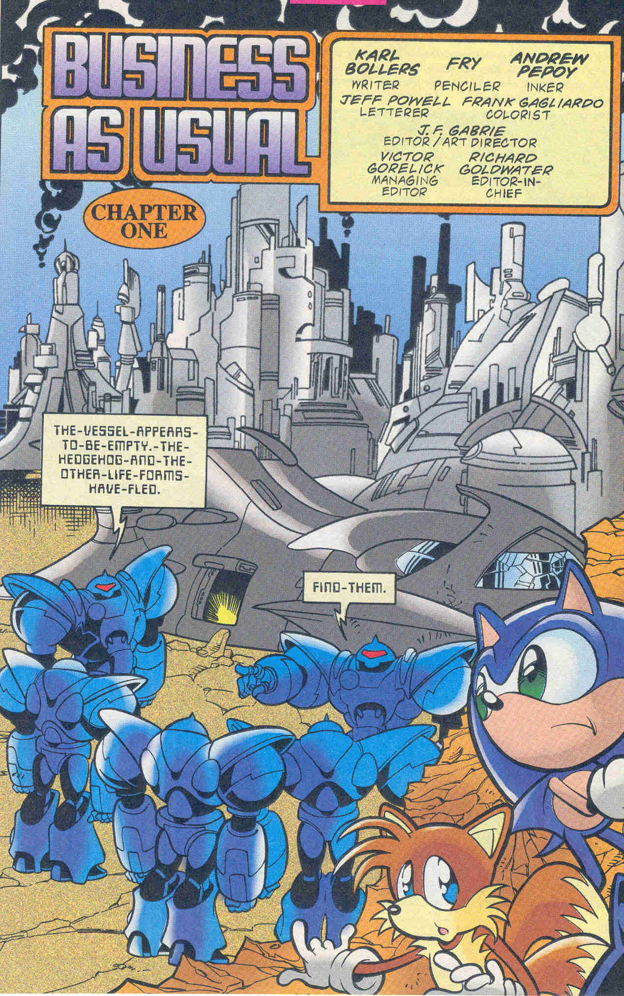 Sonic - Archie Adventure Series November 1999 Page 2